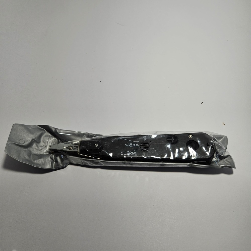 Krone LSA-PLUS Insertion Tool with Sensor Punch Down Networking Tool Black